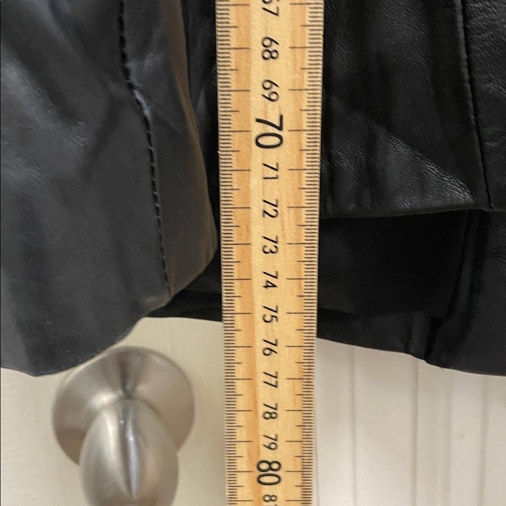 Danier - Classic 90s Vintage Button Down LeatherJacket With Liner - Black S - Picture 8 of 14